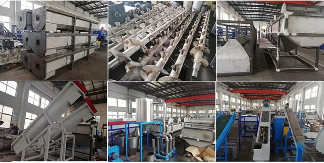 Wasted Used PP HDPE LLDPE Film Scrap PVC Pipe Pet Bottle ABS Car Bump Shredding Crushing Washing Drying Granulating Recycling Pellet Granule Making Machines