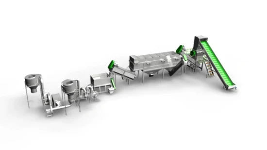 PP/PE/HDPE/LDPE/LLDPE/BOPP/CPP 폐기물 플라스틱 필름 가방 파쇄 세탁기 및 재활용 기계